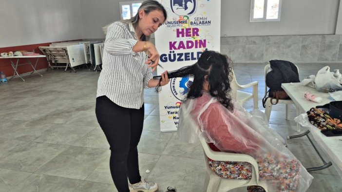 Kadınlar için güzellik hizmetleri Örencik'te buluştu