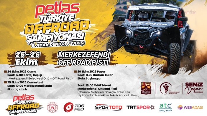 Merkezefendi'de heyecan dorukta! Off-Road yarışları başlıyor
