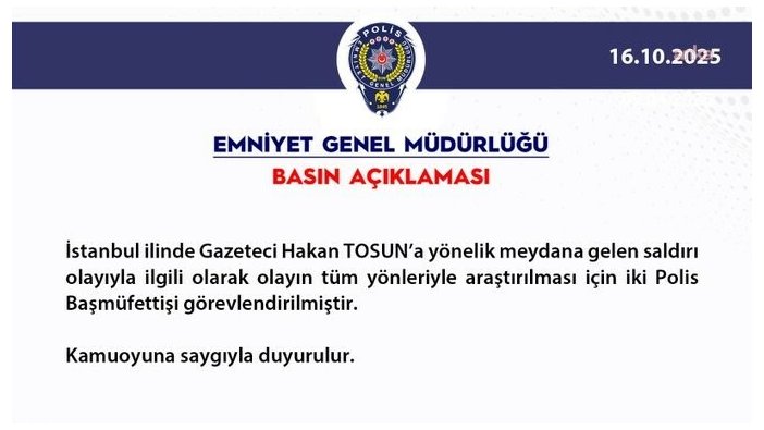 Hakan Tosun cinayeti için iki başmüfettiş görevlendirildi