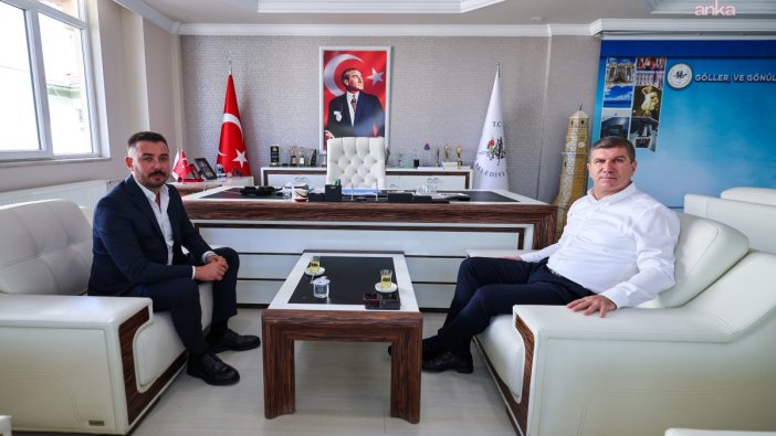 Belediye Başkanı Ercengiz, muhtarla yanlış bilgileri görüştü