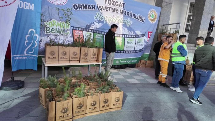 Yozgat'ta 4 milyon fidan toprakla buluşacak