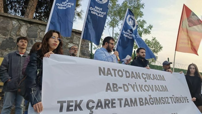 İTÜ'de NATO etkinliği protesto edildi