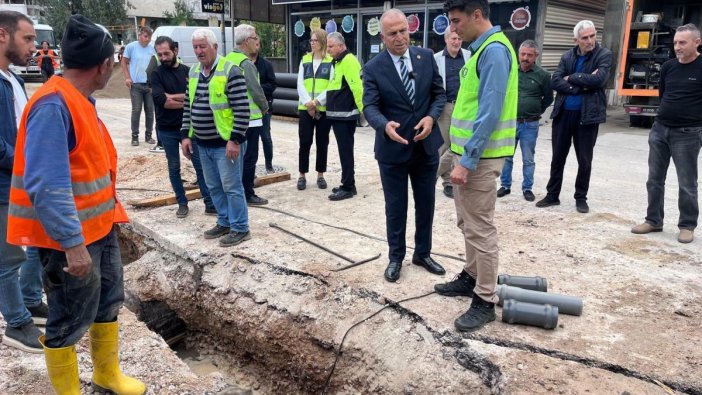 Gaziemir'deki su yatırımları hızla ilerliyor!