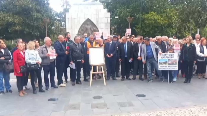 Samsun'da yabancı madencilik protestosu: 'Kendi ülkelerinde doğayı koruyanlar burada ne arıyor?'