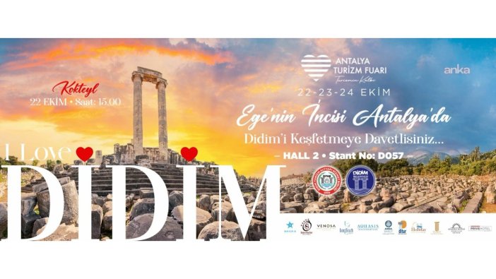 Didim, Antalya Turizm Fuarı'nda dikkatleri üzerine çekiyor