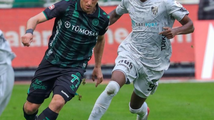 Konyaspor, Kocaelispor'a karşı evinde kaybetti