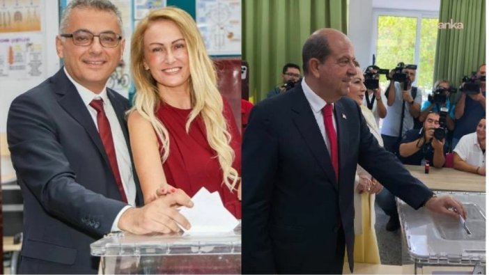 Kıbrıs'ta tarihi seçim: Tatar ve Erhürman oylarını kullandı