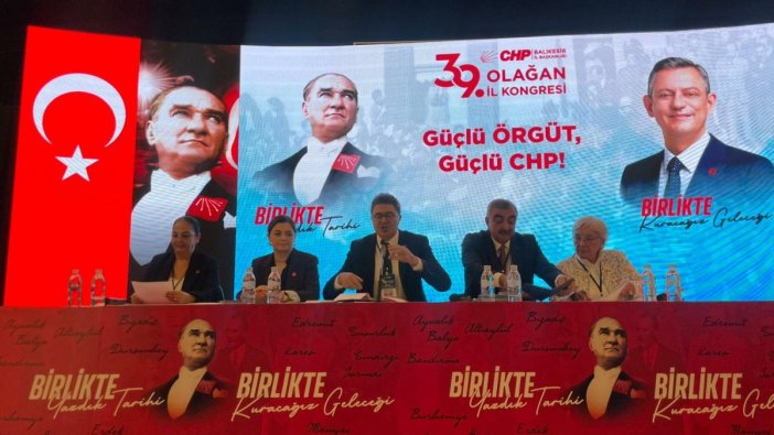 CHP Balıkesir'de kongre blok listeyle gerçekleşiyor
