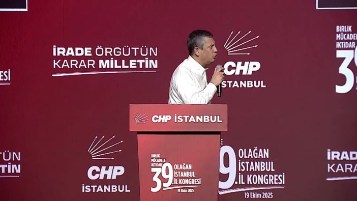 Özgür Özel İstanbul'da değişim vurgusu yaptı