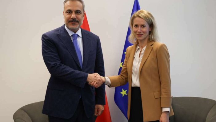 Hakan Fidan ve AB'nin Kaja Kallas'ı bir araya geldi