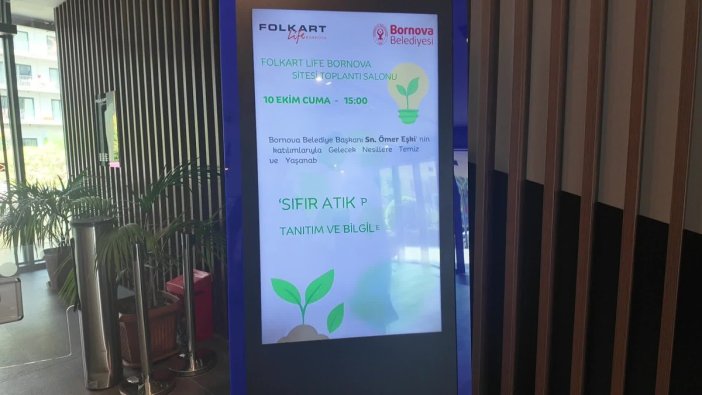 Bornova'da çevre bilinci için atık yönetimi eğitimi