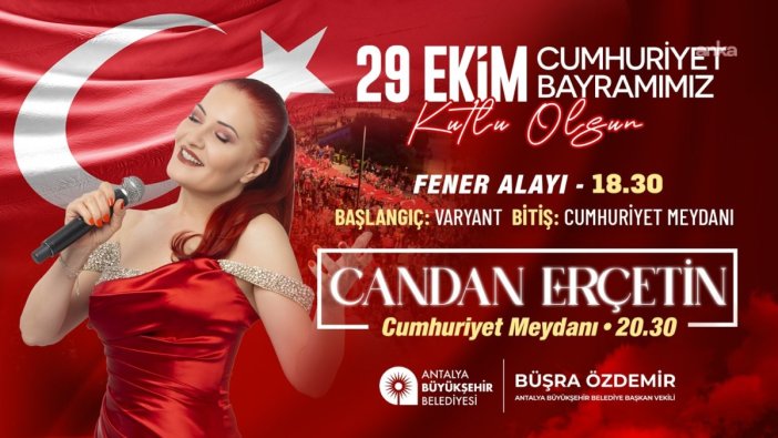 Cumhuriyet Bayramı'nda Antalya'da büyük etkinlik hazırlıkları sürüyor