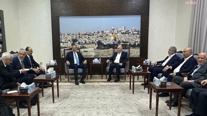 Fidan ve Kalın'dan Hamas ile kritik görüşme