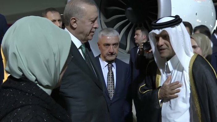 Erdoğan Katar'a resmi ziyaret için gitti