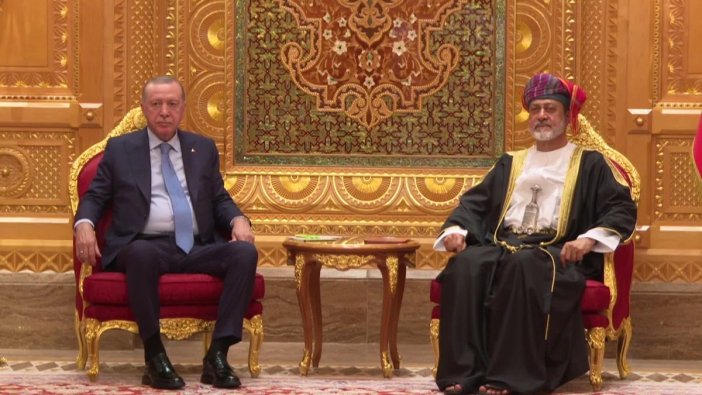 Erdoğan, Umman Sultanı Tarık ile kritik buluşma gerçekleştirdi