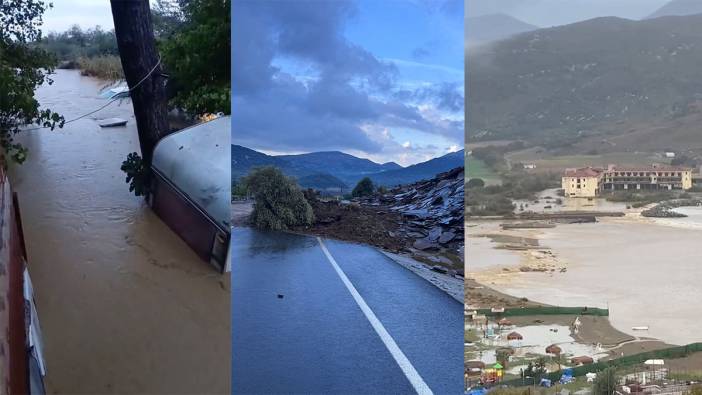 Gökçeada sular altında kaldı!