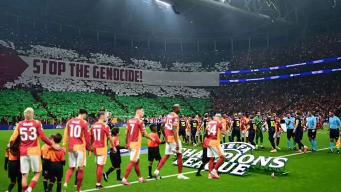 Filistin koreofrafisi  sonrası Galatasaray'a yaptırım ihtimali!