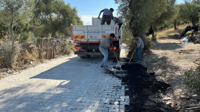 Milas’ta Belediye yoğun mesaiyle çalışmaları sürdürüyor