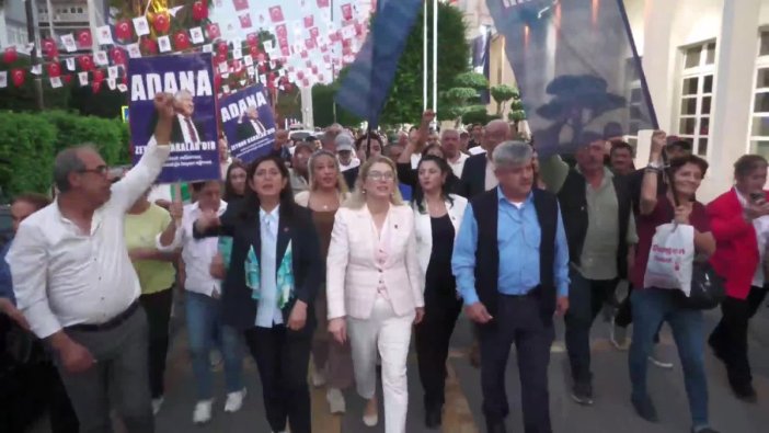 Asu Kaya Adana'da Adalet Çadırı'nda halkla dayanışma vurgusu yaptı