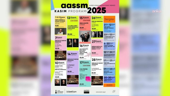 İzmir, kasımda sanatla dolup taşacak