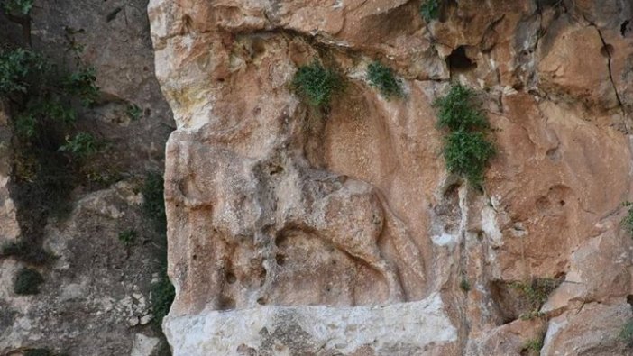 Şırnak'ta 6 bin yıllık at üstündeki insan figürlü rölyef tahrip edildi