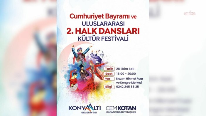 Cumhuriyet coşkusu Konyaaltı'nda halk danslarıyla sergilenecek