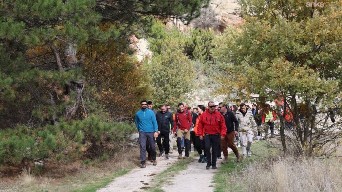 Eskişehir'de doğa tutkunları Cumhuriyet için buluştu
