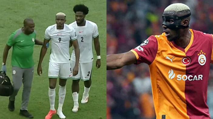 Osimhen' den tedirginlik yaratan sakatlık!