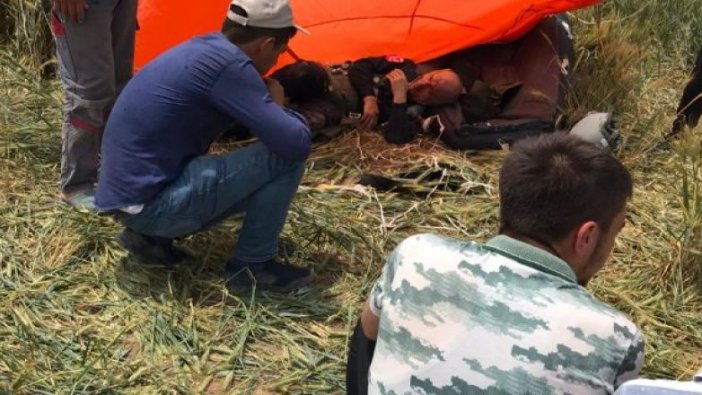 Ankara'da eğitim uçağı düştü