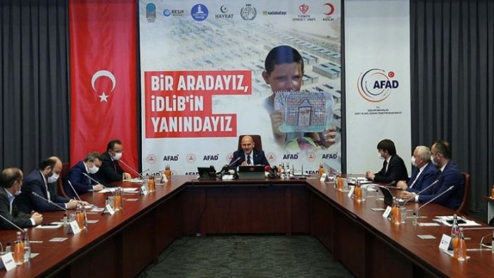 Bakan Soylu'dan İdlib'e yardım açıklaması