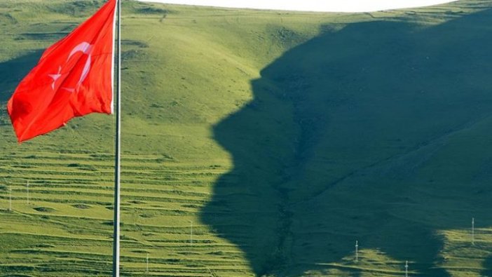 Ardahan'daki 'Atatürk silüeti' görülmeye başlandı