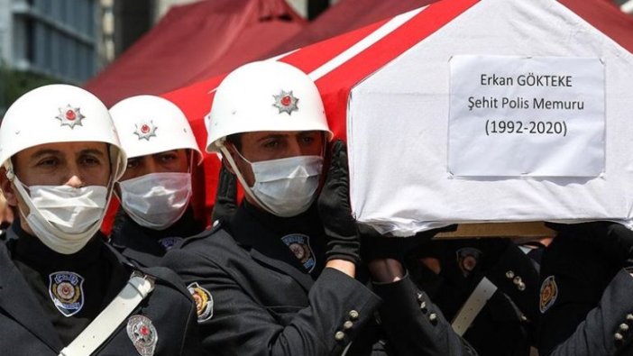 Şehit polis memuru Gökteke son yolculuğuna uğurlandı