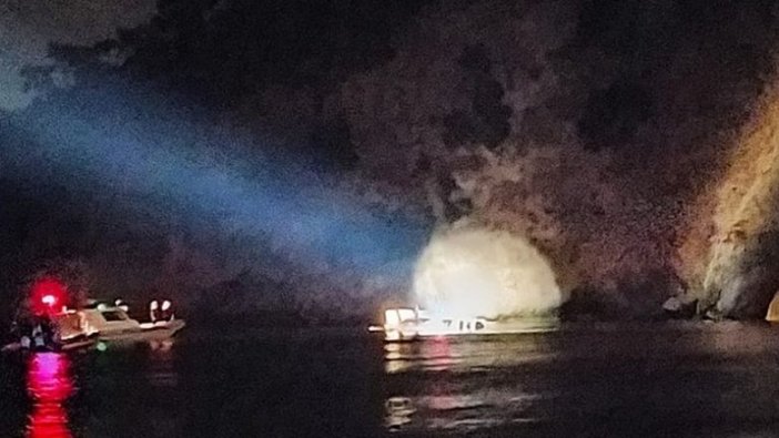 Heybeliada'da batan teknedeki 27 kişi kurtarıldı