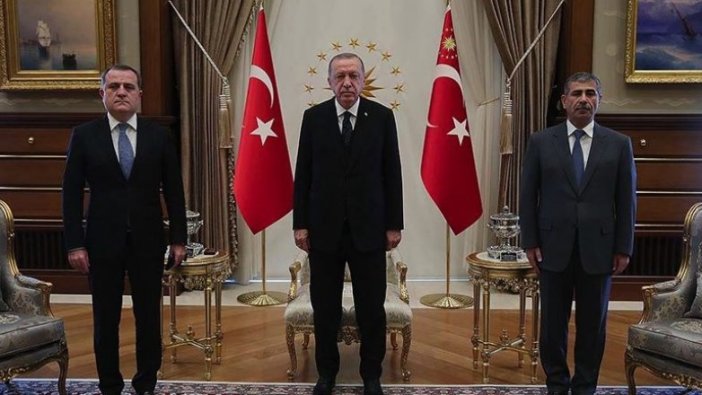 Cumhurbaşkanı Erdoğan Azerbaycan Dışişleri Bakanı Bayramov'u kabul etti