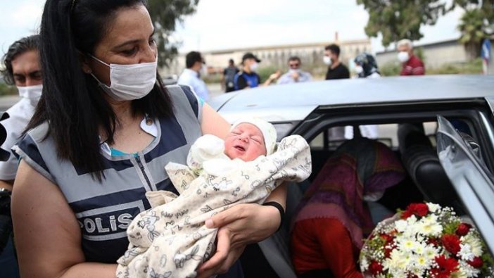 Hamile kadın hastaneye yetişemeyince uygulama noktasında doğum yaptı