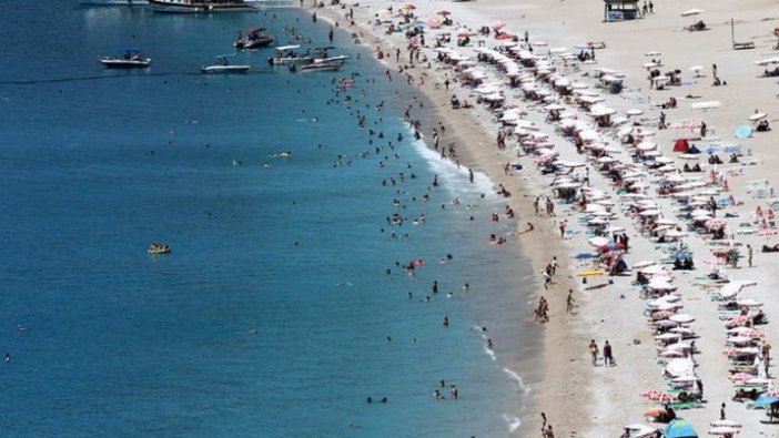 Muğla'nın sahillerinde 'sıcak hava' yoğunluğu