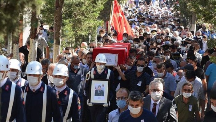 Giresun'daki selde şehit düşen Uzman Çavuş Kıran son yolculuğuna uğurlandı