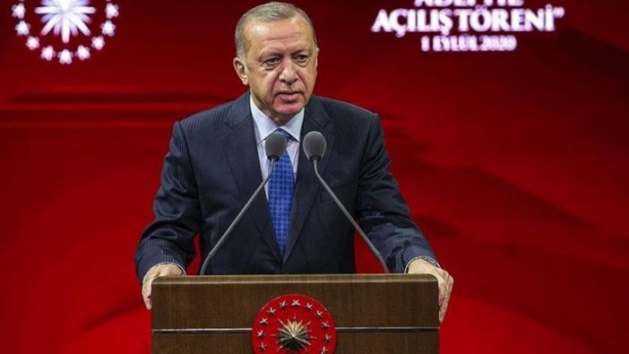 Cumhurbaşkanı Erdoğan: Hak ve adalet arayışı vardır