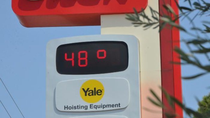 Termometreler 48 dereceyi gösterdi