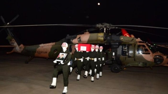 İdlib'de şehit olan Piyade Uzman Onbaşı Serdar Aslan'ın naaşı Gaziantep'e getirildi