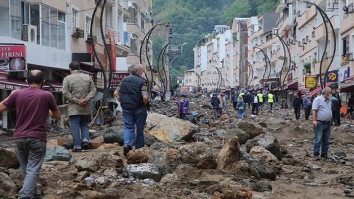 Giresun'da sel afeti son 21 yılın en yüksek yağışıyla gelmiş