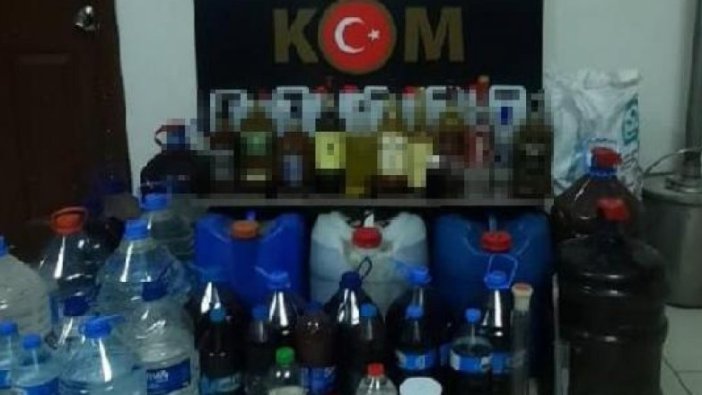Emekli kimyager, bağ evini alkol imalathanesine çevirmiş