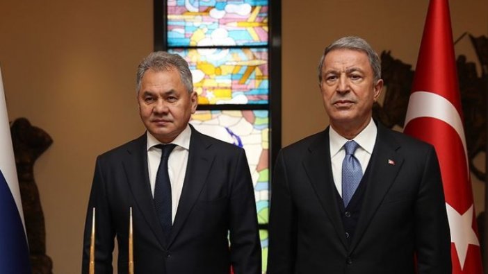 Milli Savunma Bakanı Akar, Rusya Savunma Bakanı Şoygu ile görüştü