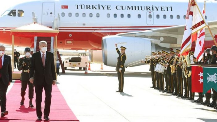 Cumhurbaşkanı Erdoğan KKTC'de