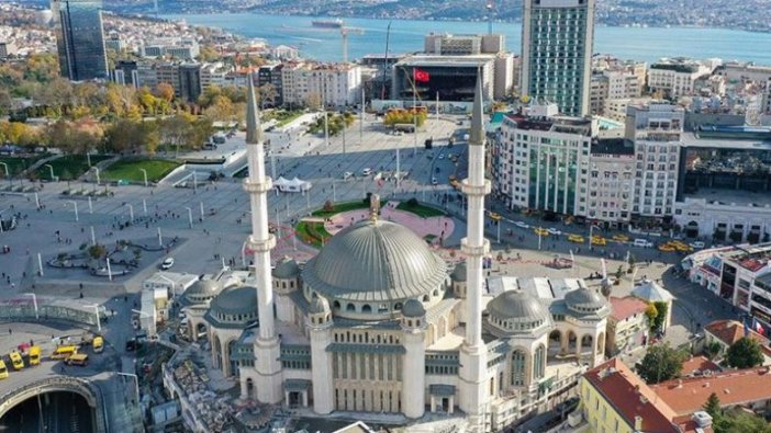 Taksim'e yapılan caminin açılış tarihi belli oldu