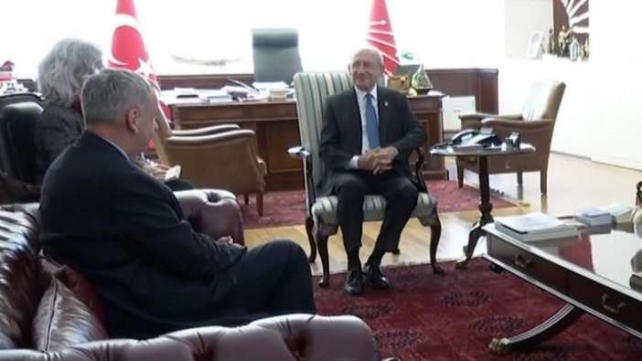CHP Genel Başkanı Kılıçdaroğlu, Almanya'nın Ankara Büyükelçisi Schulz'u kabul etti