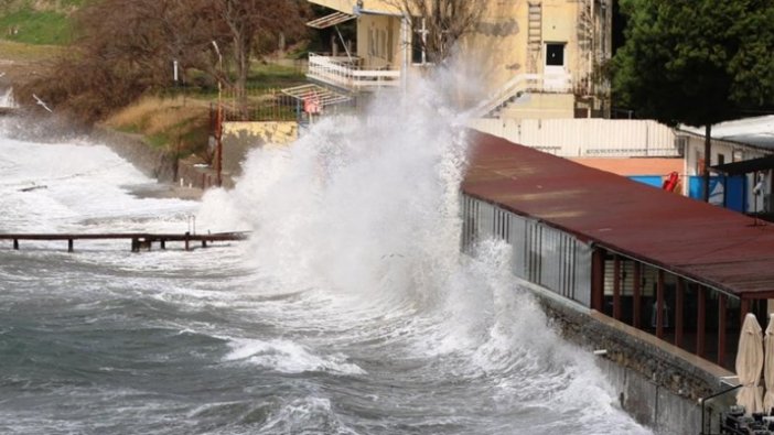 Türkiye'nin batı kıyı kesimlerinde bugün fırtına bekleniyor