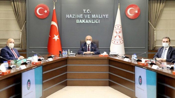 Hazine ve Maliye Bakanı Elvan, Hak-İş Genel Başkanı Arslan'ı kabul etti