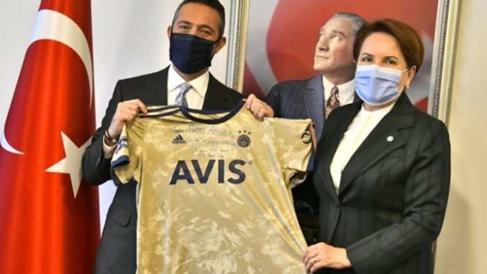 İYİ Parti Genel Başkanı Akşener, Fenerbahçe Kulübü Başkanı Koç'u kabul etti