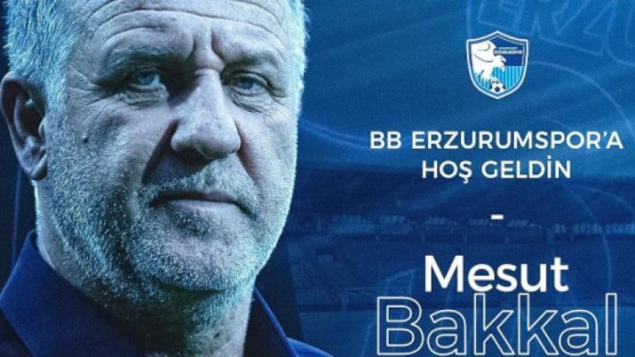 Teknik direktör Mesut Bakkal ilk antrenmanına çıktı